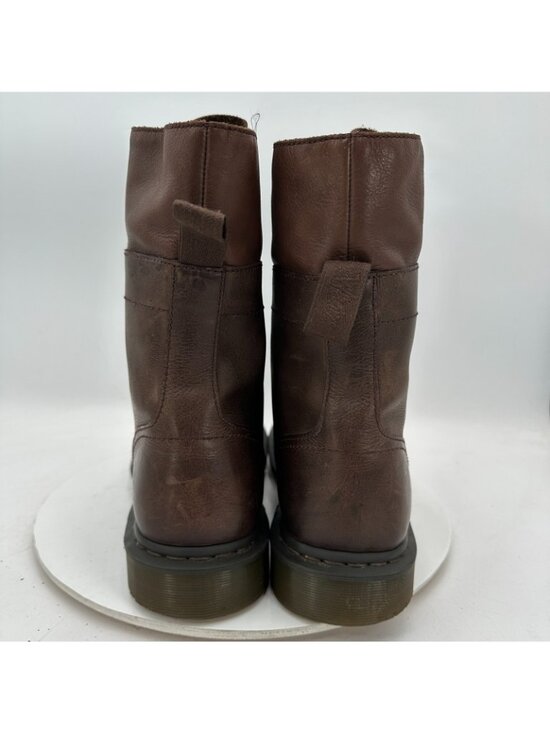 Dr Martens Industrial Leah Men Size 15 Brown Steel Toe Fold Over Combat Boot main image 10